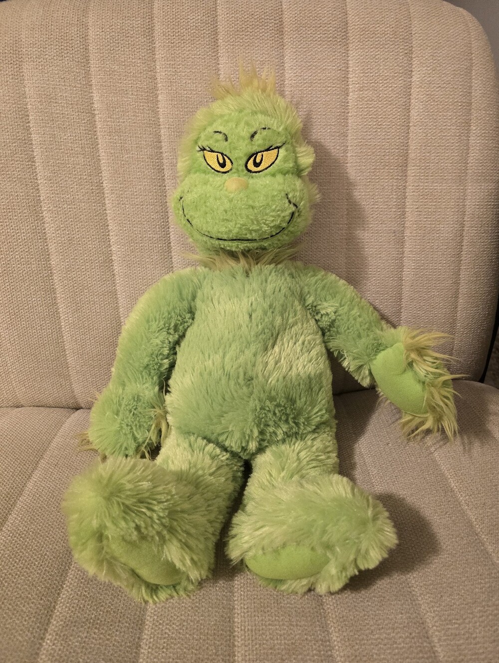 Build A Bear Workshop Plush 21" Dr Seuss The Grinch Stuffed Animal BABW